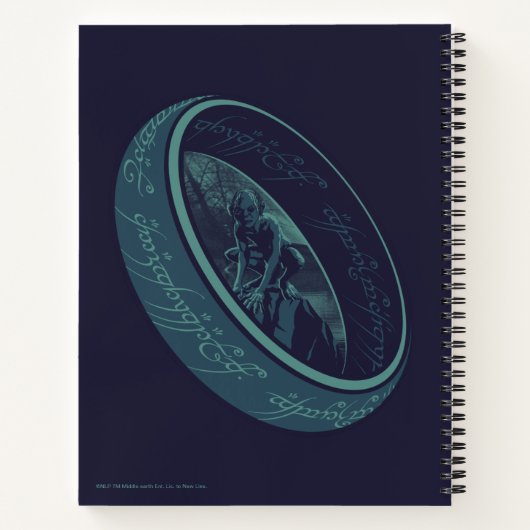 THE ONE RING™ GOLLUM™ Graphic Notitieboek (Achterkant)