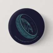 THE ONE RING™ GOLLUM™ Graphic Ronde Button 5,7 Cm (Voorkant)