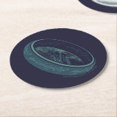 THE ONE RING™ GOLLUM™ Graphic Ronde Kartonnen Onderzetter (Gebogen)