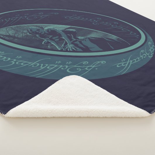 THE ONE RING™ GOLLUM™ Graphic Sherpa Deken (3/4)