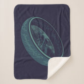 THE ONE RING™ GOLLUM™ Graphic Sherpa Deken (Voorkant)