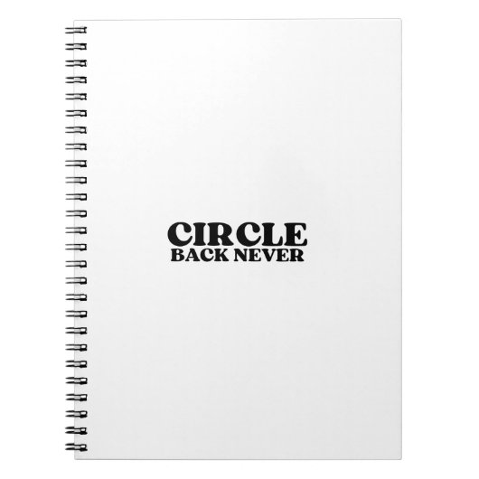 The One-Way Ledger | Circle Back Never Notitieboek (Voorkant)