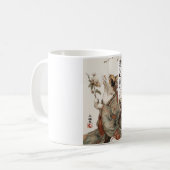 "The One Will Come" Japanese Cat Art Mug Koffiemok (Voorkant links)