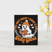 The Only Ghost I Know Is The Holy Christian Hallow Kaart (Gele Bloem)