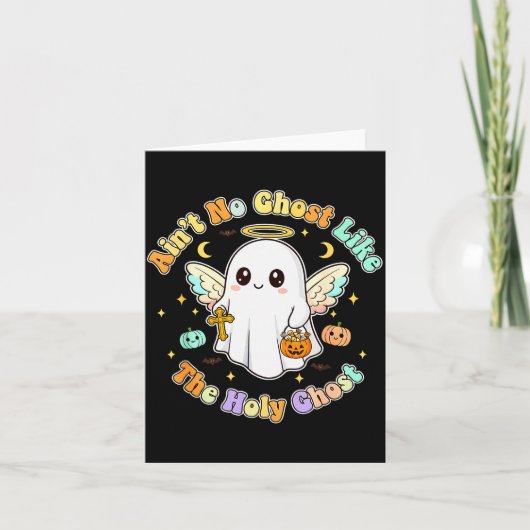 The Only Ghost I Know Is The Holy Ghost Halloween  Kaart (Voorkant)