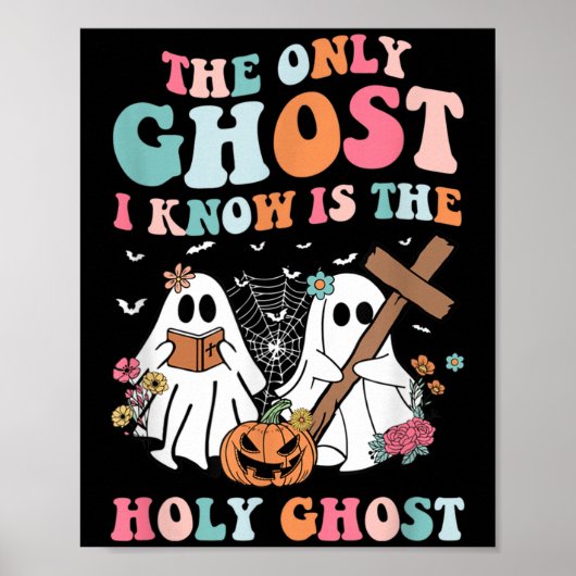 The Only Ghost I Know Is The Holy Ghost Halloween  Poster (Voorkant)