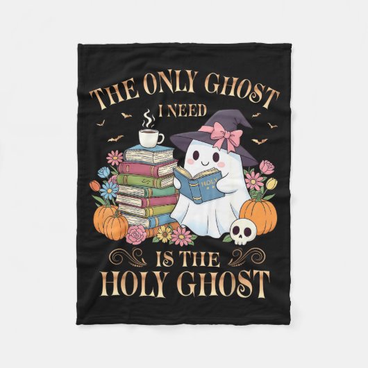 The Only Ghost I Need Is The Holy Ghost Books Read Fleece Deken (Voorkant)
