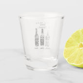 The Only Men I Trust: Jack, Jim, Jose Shot Glas (Achterkant)