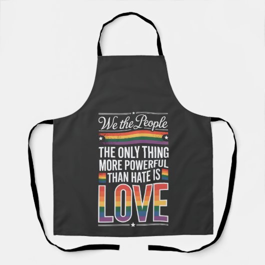 The Only Thing More Powerful Than Hate Is Love  Schort (Voorkant)