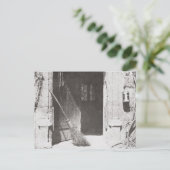 The Open door, maart 1843 (foto) Briefkaart (Staand voorkant)