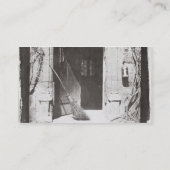 The Open door, maart 1843 (foto) Visitekaartje (Achterkant)