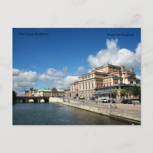 The Opera, Stockholm, Foto Ola B... Briefkaart (Voorkant)