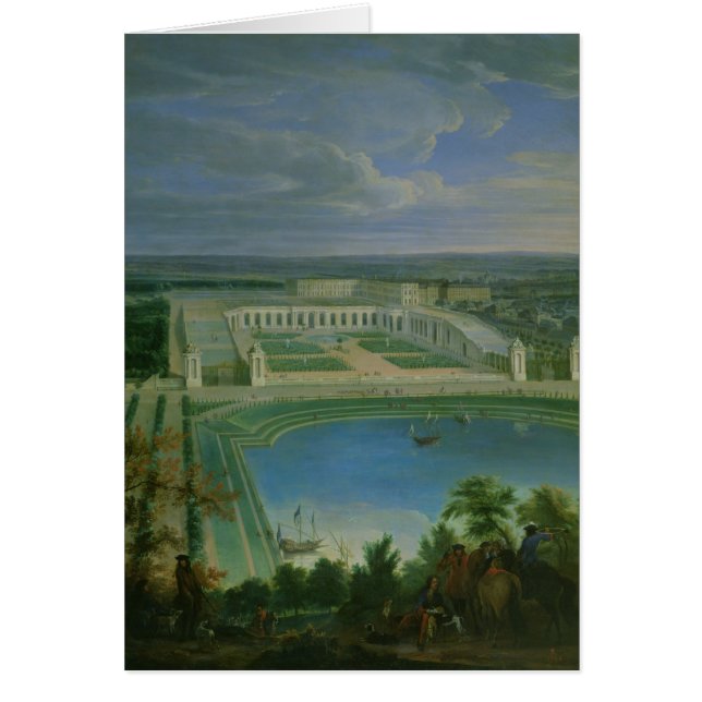 The Orangery and the Chateau at Versailles, 1696 (Voorkant)