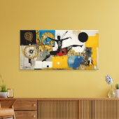 The Orchestra and the Ballerina Canvas Afdruk (Insitu (Woonkamer))