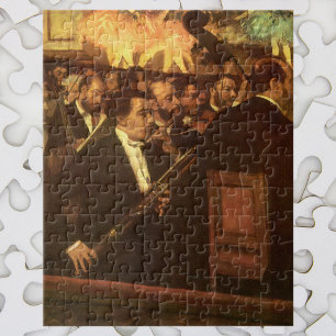 The Orchestra of Opera by Edgar Degas, Vintage Art Legpuzzel