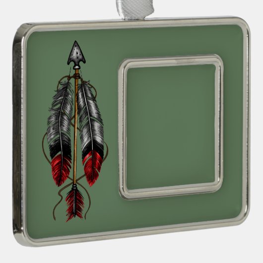 The Order of the Arrow   Verzilverd Omlijst Ornament (Rechts)