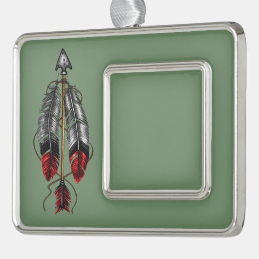 The Order of the Arrow   Verzilverd Omlijst Ornament (Links)