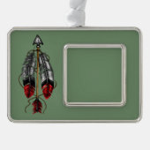 The Order of the Arrow   Verzilverd Omlijst Ornament (Voorkant)