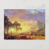 The Oregon Trail - Albert Bierstadt Briefkaart (Voorkant)