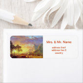 The Oregon Trail - Albert Bierstadt Etiket (Insitu)