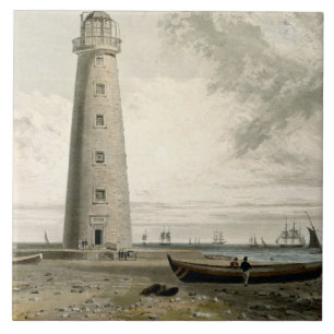 The Orford Nefs vuurtoren, Suffolk, uit Volume Tegeltje