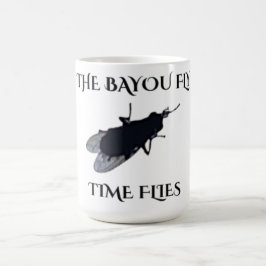 The Original Bayou Fly Tijd vliegt Koffiemok