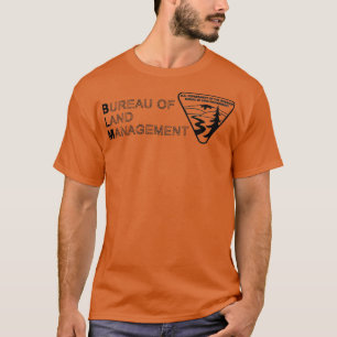 The Original BLM Bureau of Land Management Black T-shirt