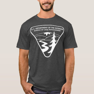 The Original BLM Bureau of Land Management White 1 T-shirt