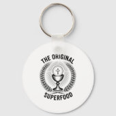 The Original Superfood Eucharist Catholic M Sleutelhanger (Voorkant)