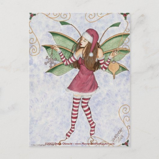 The Ornament Hanger I by Dawn Obrecht, ©2007 Da... Briefkaart (Voorkant)