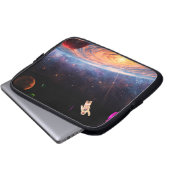 The Out in Space Man, on Their Own Electronics Bag Laptop Sleeve (Voorkant onderkant)