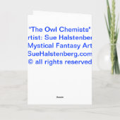 The Owl Chemists Kaart (Achterkant)