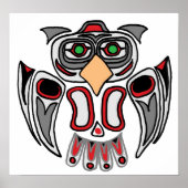 The Owl ,Haida Poster (Voorkant)