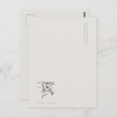 The Owl- Naturalist Menagerie Bookmark Briefkaart (Voorkant / Achterkant)