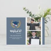 The Oxford Photo Afstuderen Flat Announcement Kaar Aankondiging (Staand voorkant)