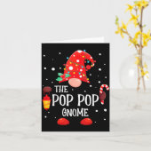 The P P Gnome Matching Family Christmas Gnome Paja Kaart (Gele Bloem)