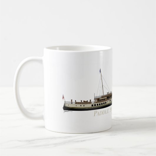 The Paddle Steamer Waverley by Tony Fernandes Koffiemok (Links)