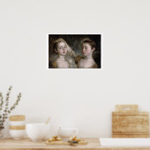 The Painter's Daughters Mary en Margaret, c.1758 Poster (Keuken)
