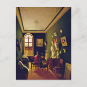 The Painter's Studio, 1843 Briefkaart (Voorkant)