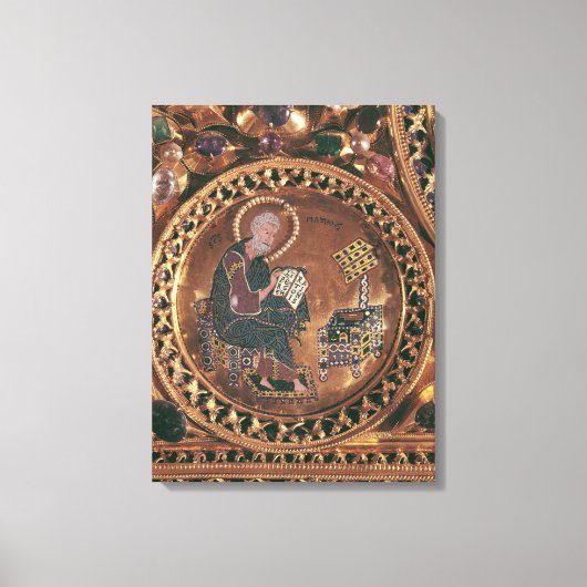 The Pala d'Oro, detail van St. Matthew Canvas Afdruk (Voorkant)