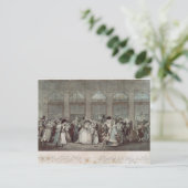 The Palais Royal Gallery's Walk, 1787 Briefkaart (Staand voorkant)