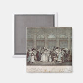 The Palais Royal Gallery's Walk, 1787 Magneet (Voorkant / Achterkant)