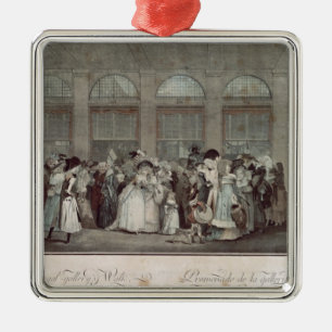 The Palais Royal Gallery's Walk, 1787 Metalen Ornament