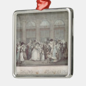 The Palais Royal Gallery's Walk, 1787 Metalen Ornament (Links)