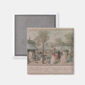 The Palais Royal Garden Walk, 1787 Magneet (Voorkant / Achterkant)