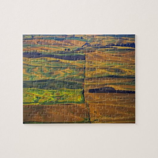 The Palouse vanuit Steptoe Butte, Colfax, Legpuzzel (Horizontaal)
