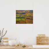 The Palouse vanuit Steptoe Butte, Colfax, Poster (Keuken)