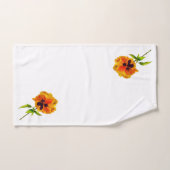 'The Pansy Party' op een badkamerhanddoekset (II) Bad Handdoek (Handdoek)