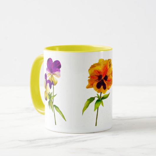 'The Pansy Party' op een Combo-Mok (I) Mok (Voorkant links)