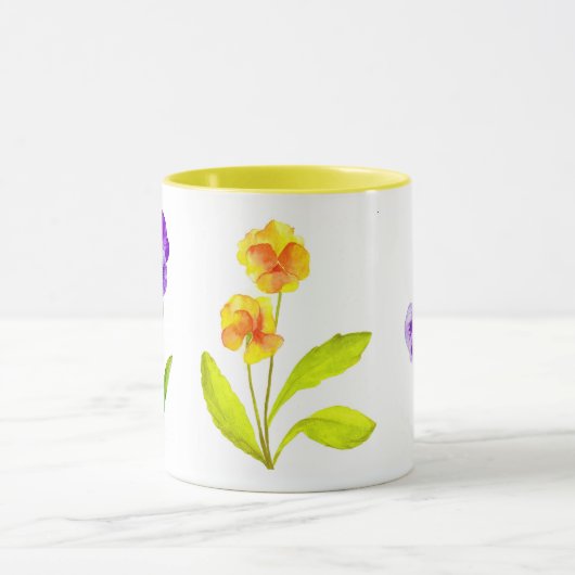 'The Pansy Party' op een Combo-Mok (II) Mok (Midden)